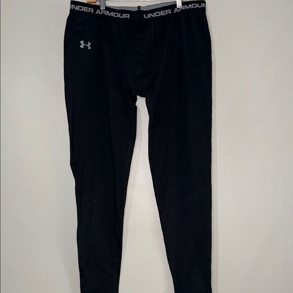 Under Armour Black Base Layer Performance Pants - Picture 1 of 9